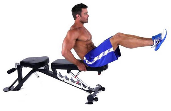 Roman Chair Leg Raise